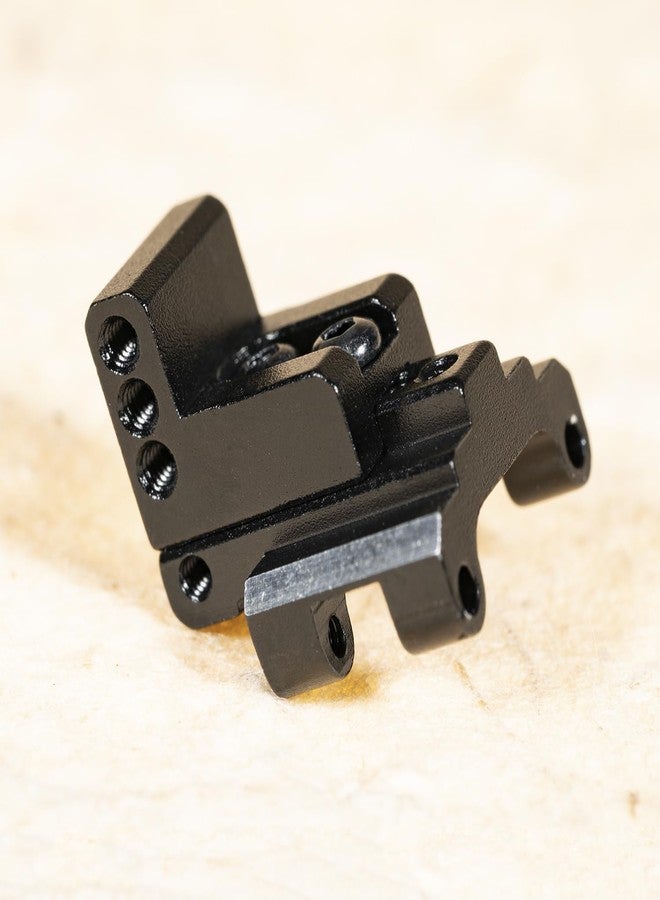 RampCrab Rear Axle Truss Upper Links Mount for SCX24 AX24 RC car, Multi-Position Adjustment, Aluminum Upgrades Part for Axial SCX24 Gladiator Bronco, 1/24 Crawler Car Upgrade Accessories, Black 2pcs - Image 4